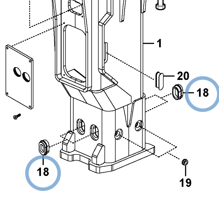 17428017 RUBBER COVER 17428017 RUBBER COVER