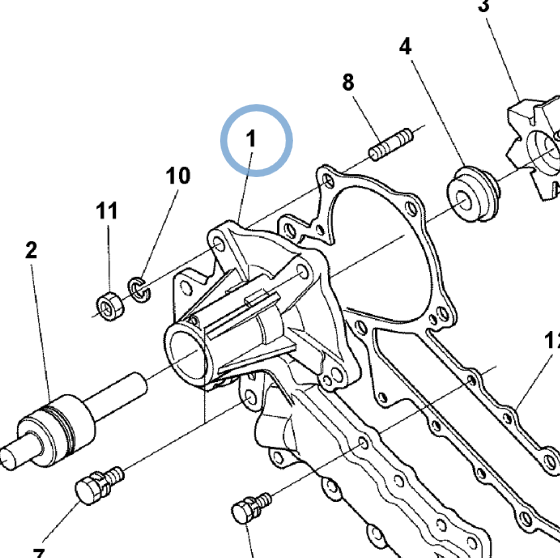 17224286 WATER PUMP 17224286 WATER PUMP