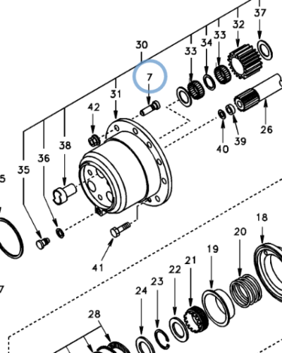 SA7124-52440 STUD WHEEL SA7124-52440 STUD WHEEL
