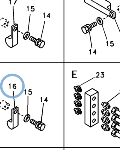 SA 9315-00801 CLIP_INSULATED SA 9315-00801 CLIP_INSULATED