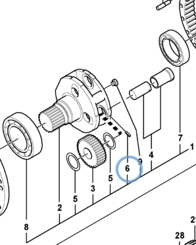 SA 9325-10012 SPRING PIN SA 9325-10012 SPRING PIN