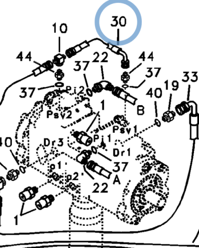 SA9453-02208 HOSE ASSEMBLY SA9453-02208 HOSE ASSEMBLY