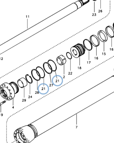 SA9511-22100 O-RING SA9511-22100 O-RING