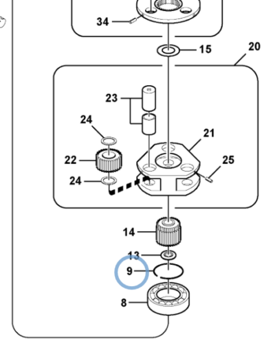 SA9541-01090 RING RETAINING SA9541-01090 RING RETAINING