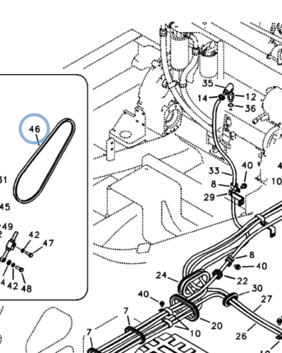 SA9817-12420 V-BELT-A/C SA9817-12420 V-BELT-A/C