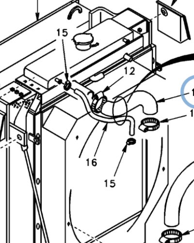 SA1115-00140 HOSE_INLET SA1115-00140 HOSE_INLET